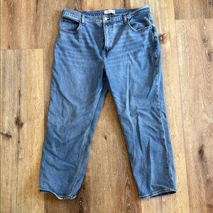 Abercrombie & Fitch Blue Relaxed Jeans